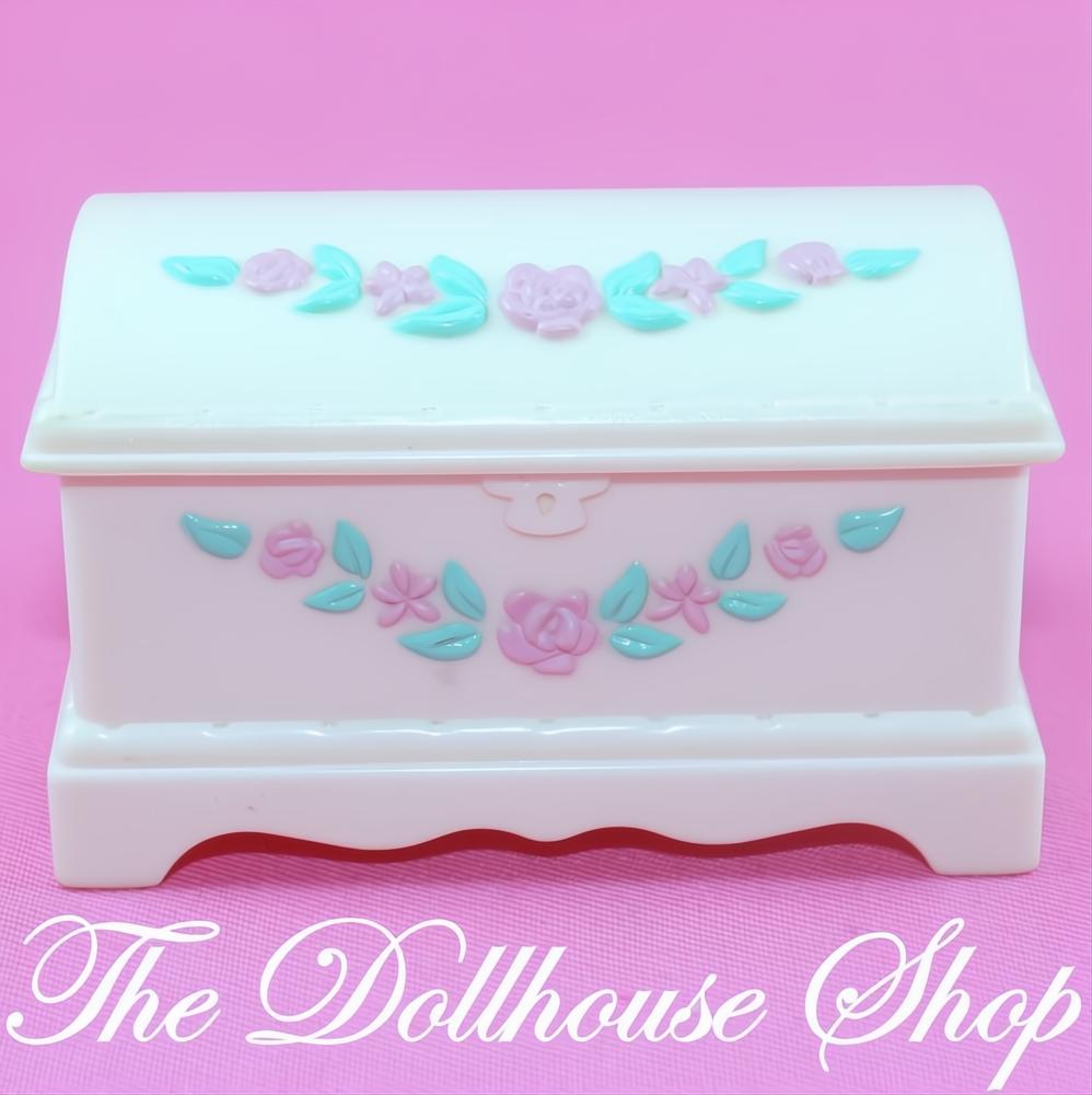 Fisher-Price Loving Family Dollhouse Bedroom Blanket Box hope Chest-The Dollhouse Shop
