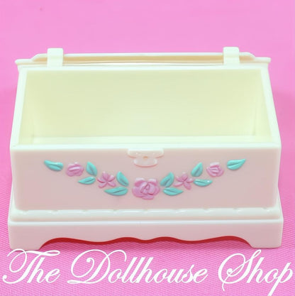 Fisher-Price Loving Family Dollhouse Bedroom Blanket Box hope Chest-The Dollhouse Shop