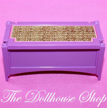 Fisher-Price Loving Family Dollhouse Blanket Box Hope Chest Bedroom-The Dollhouse Shop