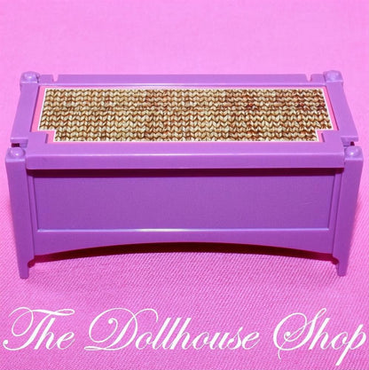 Fisher-Price Loving Family Dollhouse Blanket Box Hope Chest Bedroom-The Dollhouse Shop