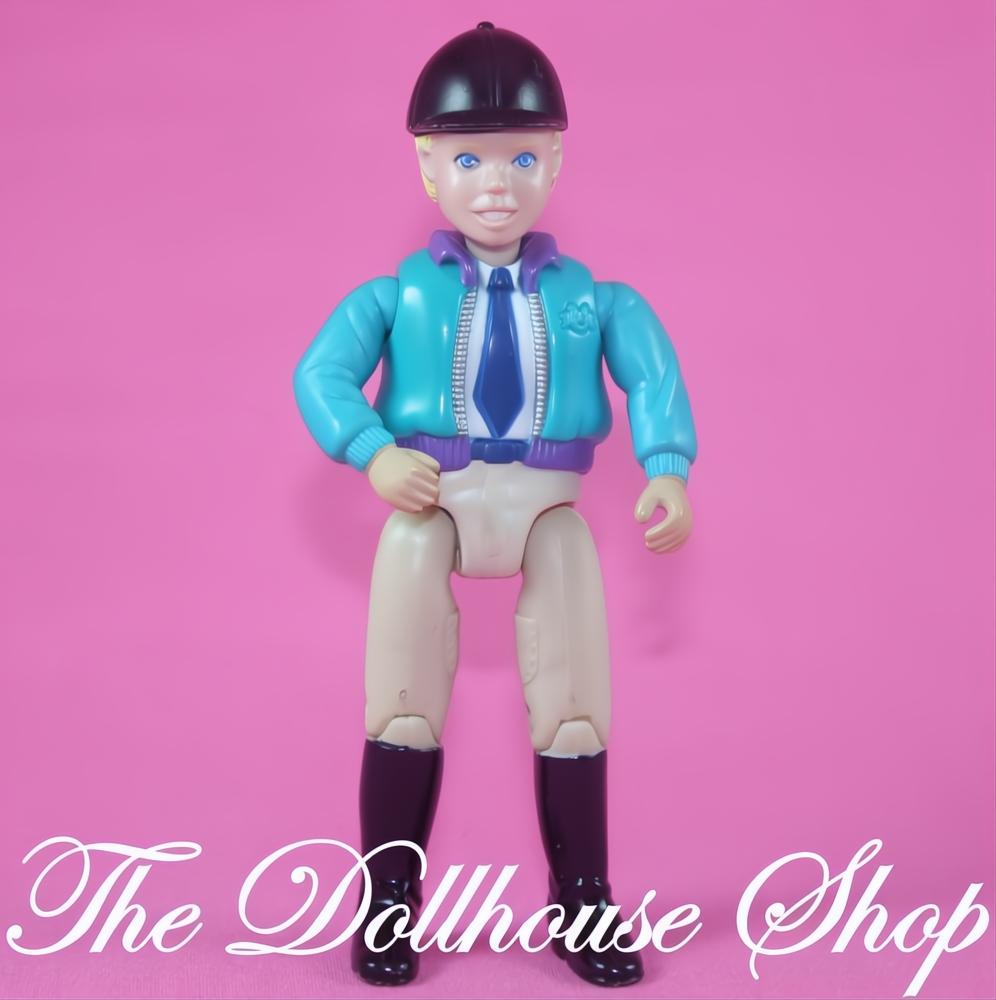 Fisher-Price Loving Family Dollhouse Blonde Boy Horse Rider Doll Jacob-The Dollhouse Shop
