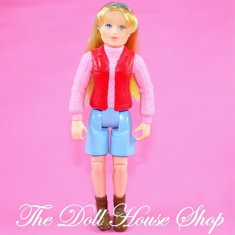 Fisher Price Loving Family Dollhouse Blonde Camper Mom Camping Mother Doll-The Dollhouse Shop