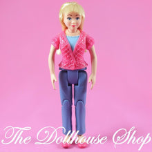 Fisher-Price Loving Family Dollhouse Blonde Mom Doll Pink Sweater-The Dollhouse Shop