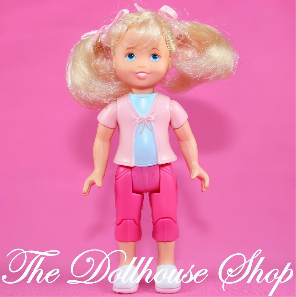 Fisher-Price Loving Family Dollhouse Blonde Pink Girl Sister Doll-The Dollhouse Shop