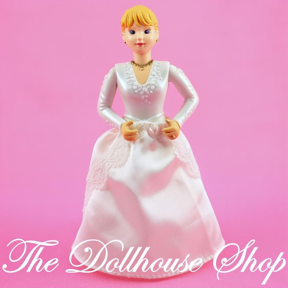 Fisher-Price Loving Family Dollhouse Blonde Wedding Bride Doll-The Dollhouse Shop