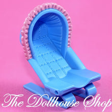 Fisher-Price Loving Family Dollhouse Blue Baby Bouncer Bouncy Seat Nursery-The Dollhouse Shop