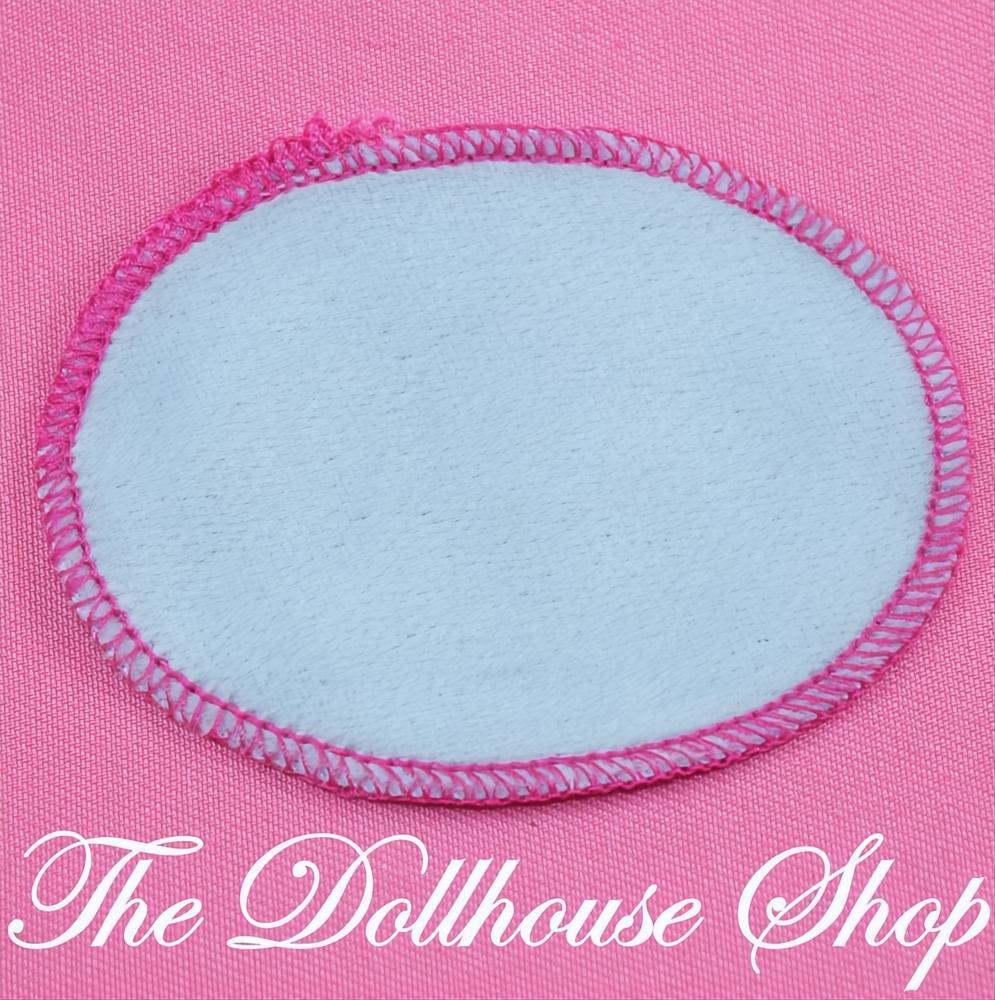 Fisher-Price Loving Family Dollhouse Blue Bathroom Floor Rug Mat-The Dollhouse Shop