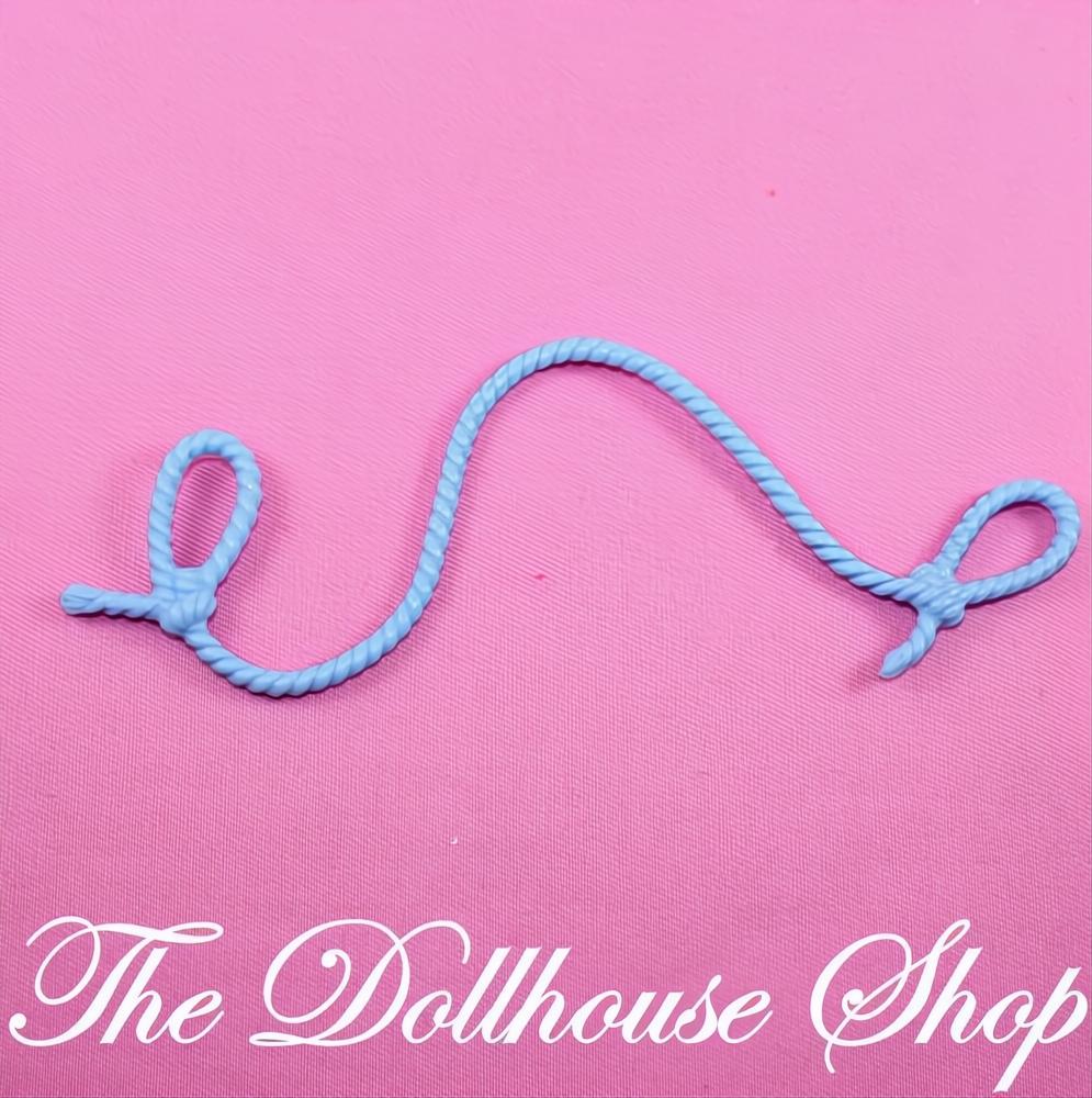 Fisher-Price Loving Family Dollhouse Blue Boat Wharf Dock Rope-The Dollhouse Shop