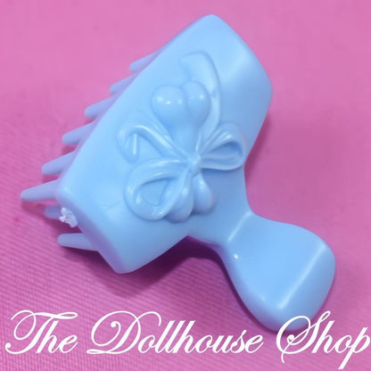 Fisher-Price Loving Family Dollhouse Blue Dog Brush Horse Pony Hair-The Dollhouse Shop