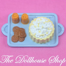 Fisher-Price Loving Family Dollhouse Blue Snack Food Popcorn Drink Tray-The Dollhouse Shop