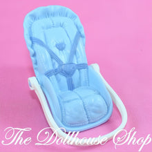 Fisher-Price Loving Family Dollhouse Boy Blue Car Seat Baby Carrier Nursery SUV-The Dollhouse Shop