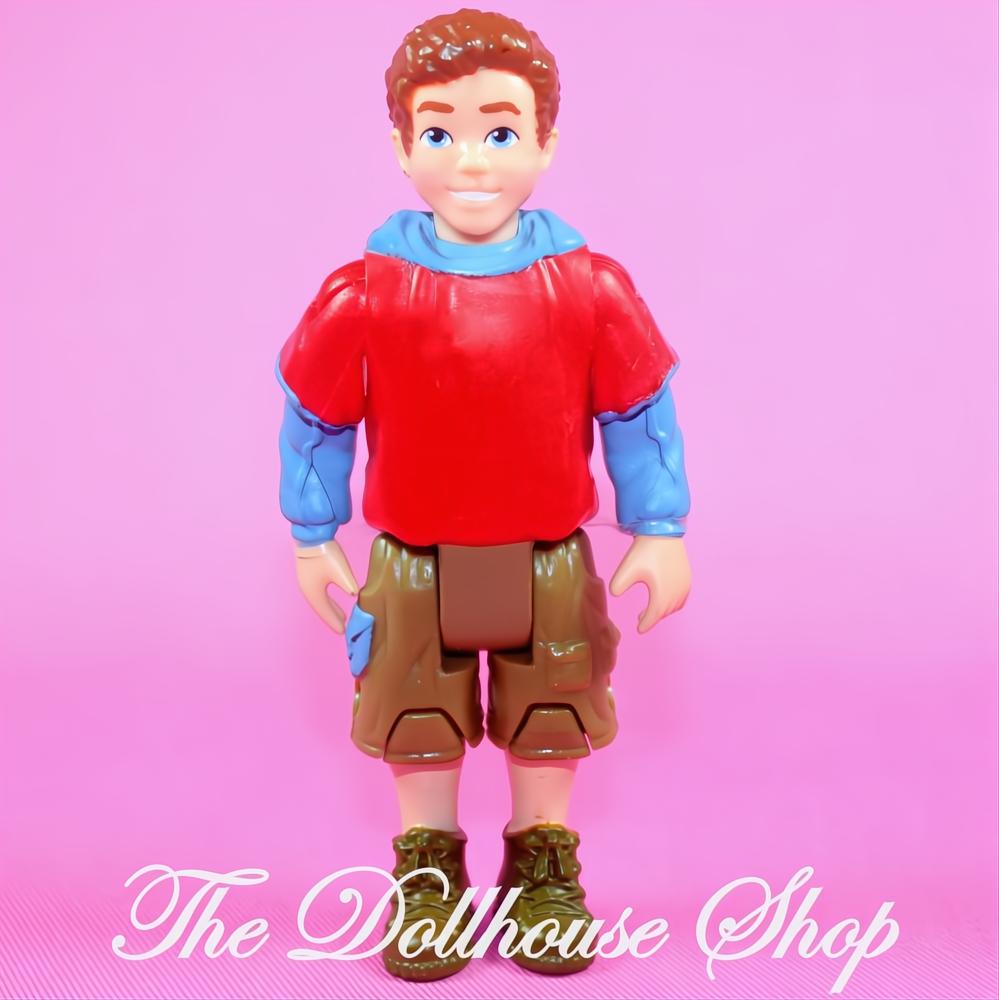 Fisher-Price Loving Family Dollhouse Brown Hair Boy Brother Son Doll-The Dollhouse Shop