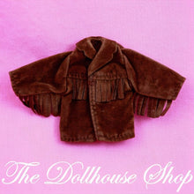 Fisher-Price Loving Family Dollhouse Brown Horse Riding Jacket Cowboy-The Dollhouse Shop