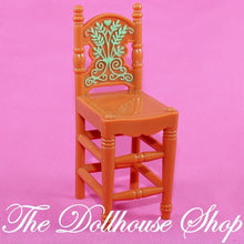 Fisher-Price Loving Family Dollhouse Brown Kitchen Island Tall Chair Seat-The Dollhouse Shop