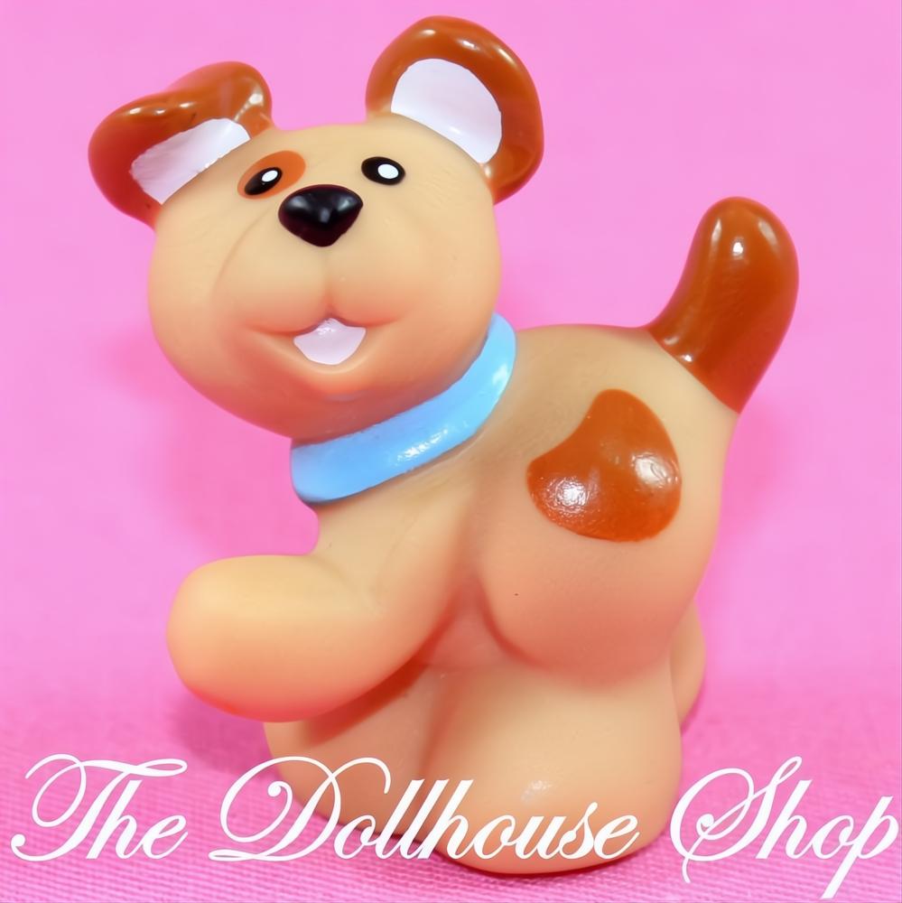 Fisher-Price Loving Family Dollhouse Brown Spotted Dog Patch Pet Puppy-The Dollhouse Shop