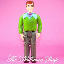Fisher-Price Loving Family Dollhouse Brunette Dad Father Doll Green top-The Dollhouse Shop