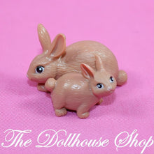 Fisher Price Loving Family Dollhouse Bunny Rabbits Easter Camping Pets Animals-The Dollhouse Shop