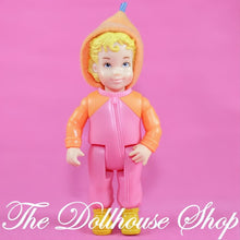 Fisher-Price Loving Family Dollhouse Camper Blonde Girl Doll toddler Pink Hood-The Dollhouse Shop