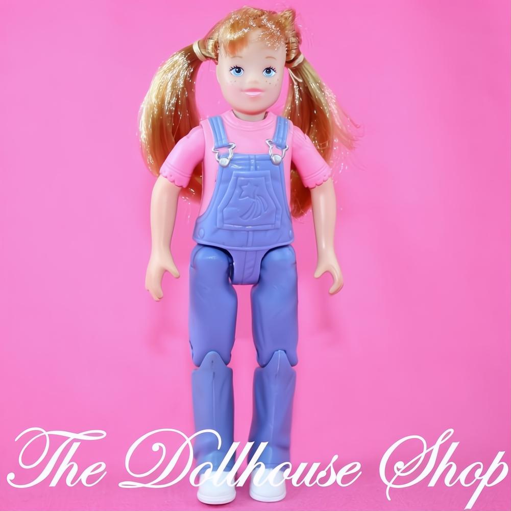 Fisher-Price Loving Family Dollhouse Camper Teen Girl Blue Overalls Pink-The Dollhouse Shop