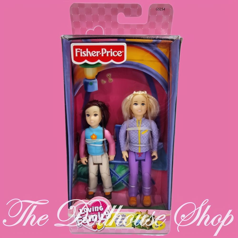 Fisher-Price Loving Family Dollhouse Campers Sister & Friend Girls Doll Figures-The Dollhouse Shop