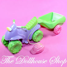 Fisher-Price Loving Family Dollhouse Camping ATV 4 Wheeler Wagon Helmet-The Dollhouse Shop