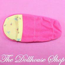 Fisher-Price Loving Family Dollhouse Child Doll Pink Camping Sleeping Bag-The Dollhouse Shop
