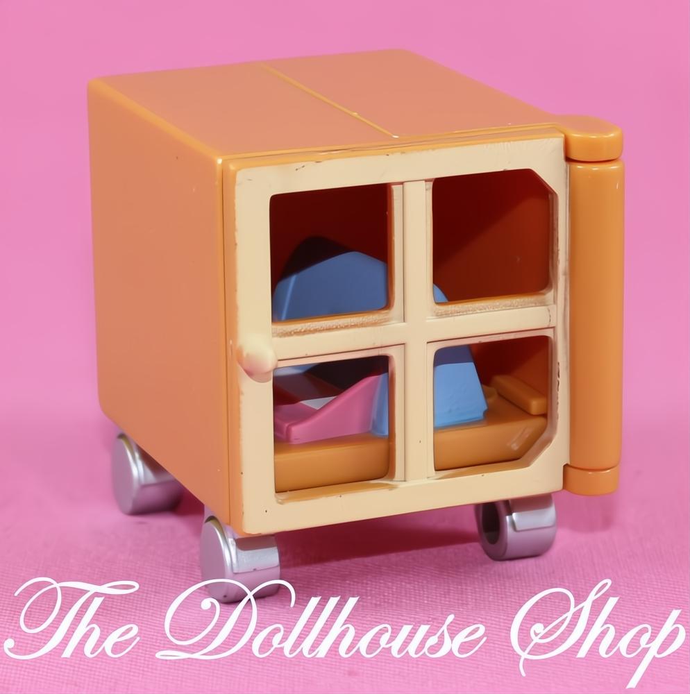 Fisher-Price Loving Family Dollhouse Desk Home Office Printer Cabinet-The Dollhouse Shop