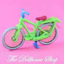 Fisher-Price Loving Family Dollhouse Doll's Green Bicycle Bike-The Dollhouse Shop