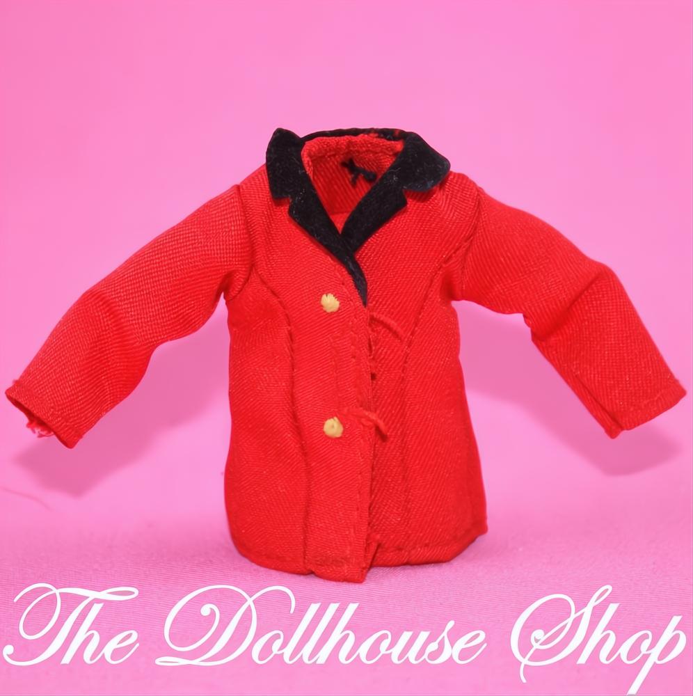 Fisher-Price Loving Family Dollhouse Doll's Red Horse Riding Jacket-The Dollhouse Shop