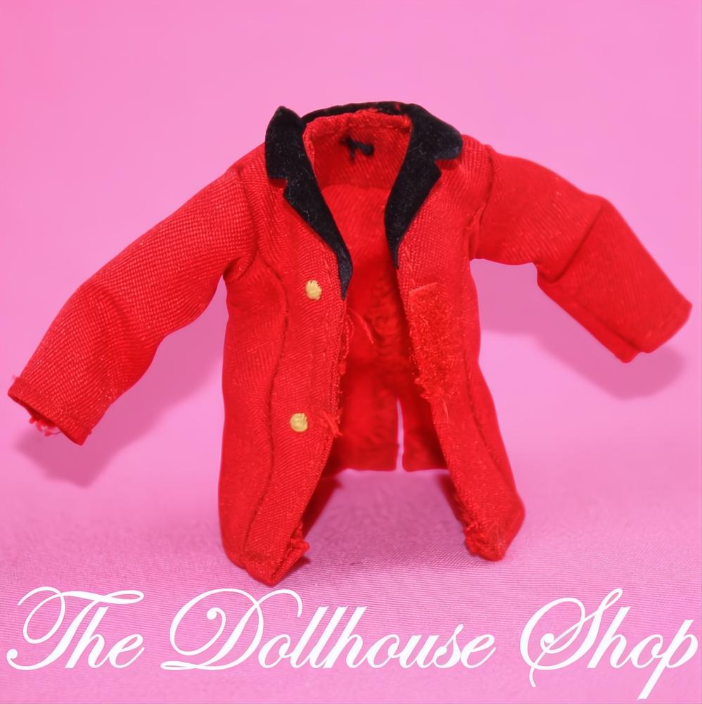 Fisher-Price Loving Family Dollhouse Doll's Red Horse Riding Jacket-The Dollhouse Shop