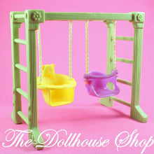 Fisher-Price Loving Family Dollhouse Double Playground Swing Set Backyard Fun-The Dollhouse Shop