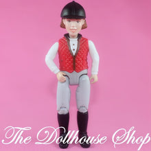 Fisher-Price Loving Family Dollhouse English Horse Rider Girl Red Vest-The Dollhouse Shop