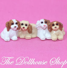 Fisher-Price Loving Family Dollhouse Four Pet Puppy Dogs Puppies-The Dollhouse Shop