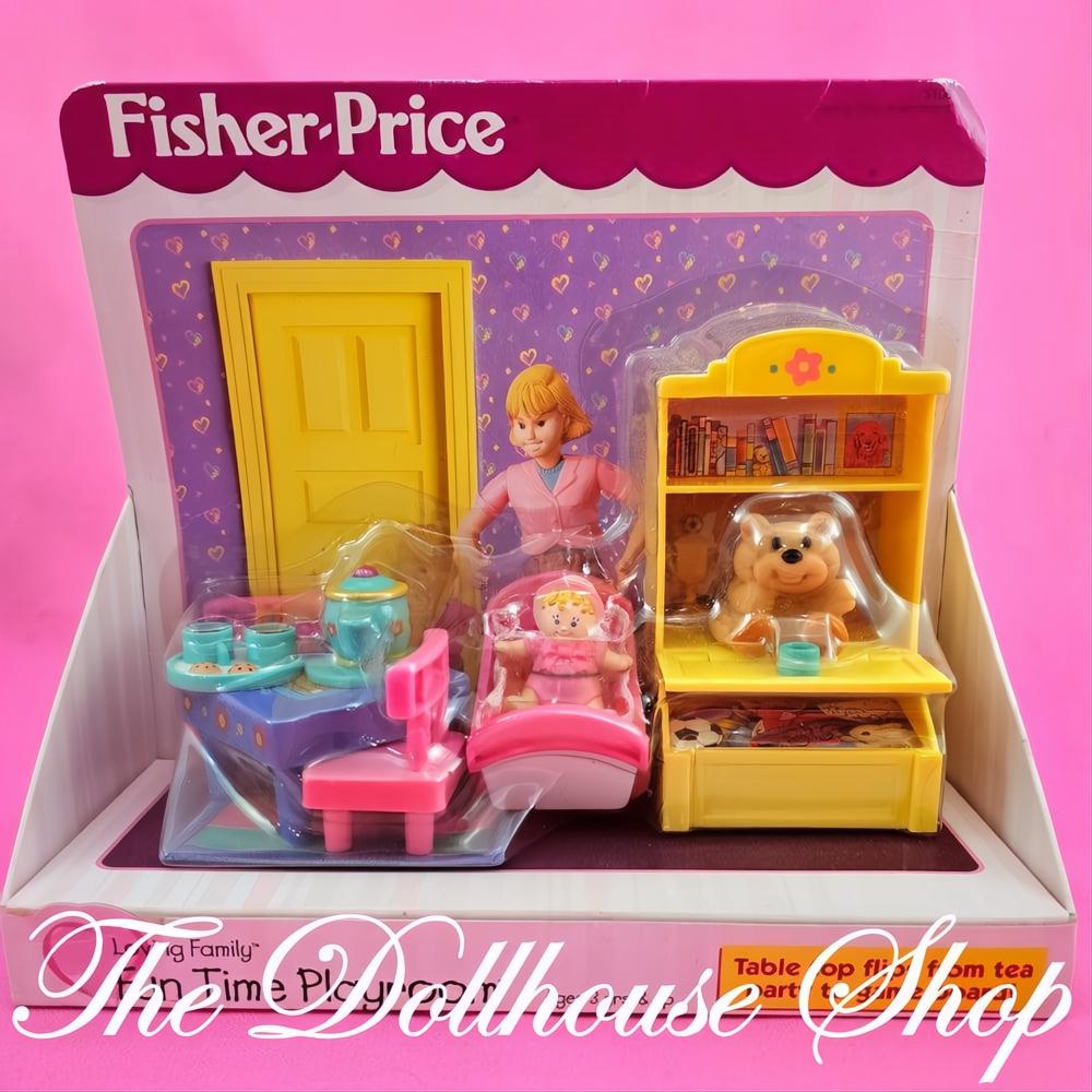 Fisher-Price Loving Family Dollhouse Fun Time Playroom Nursery-The Dollhouse Shop