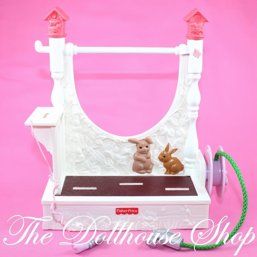Fisher-Price Loving Family Dollhouse Gardening Flower Bed with Garden Hose-The Dollhouse Shop