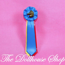 Fisher-Price Loving Family Dollhouse Gold Horse Pony Blue Ribbon Stable-The Dollhouse Shop
