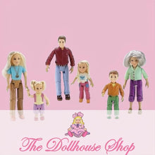 Fisher-Price Loving Family Dollhouse Grandma Boy Dad Mom Girl Dolls-The Dollhouse Shop
