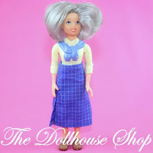 Fisher-Price Loving Family Dollhouse Grandmother Grandma Blue Skirt-The Dollhouse Shop
