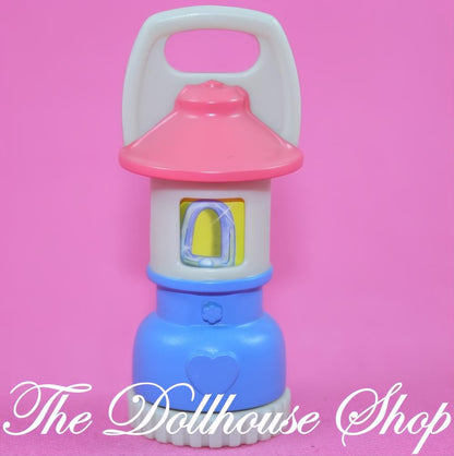 Fisher-Price Loving Family Dollhouse Gray Blue Camping Lantern Camp Light-The Dollhouse Shop