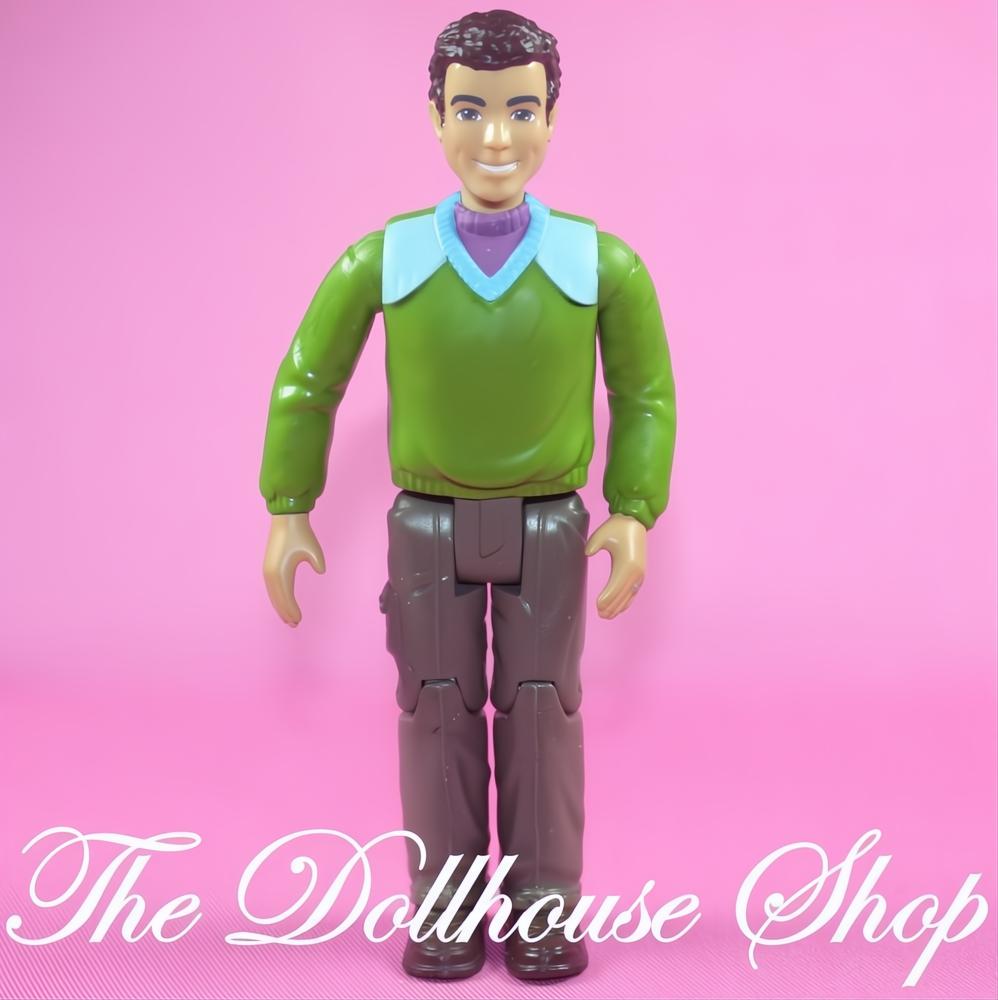 Fisher Price Loving Family Dollhouse Hispanic Brunette Dad Father Doll-The Dollhouse Shop