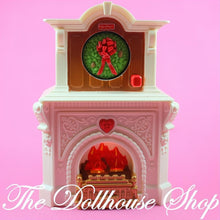 Fisher-Price Loving Family Dollhouse Holiday Christmas Fireplace Lights Sounds-The Dollhouse Shop