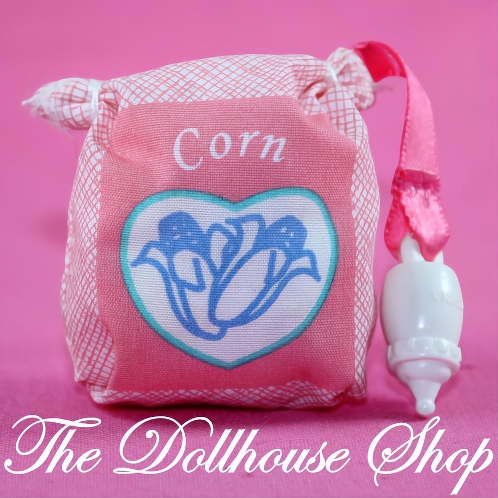 Fisher-Price Loving Family Dollhouse Horse Pony Feed Corn Bag Bottle-The Dollhouse Shop