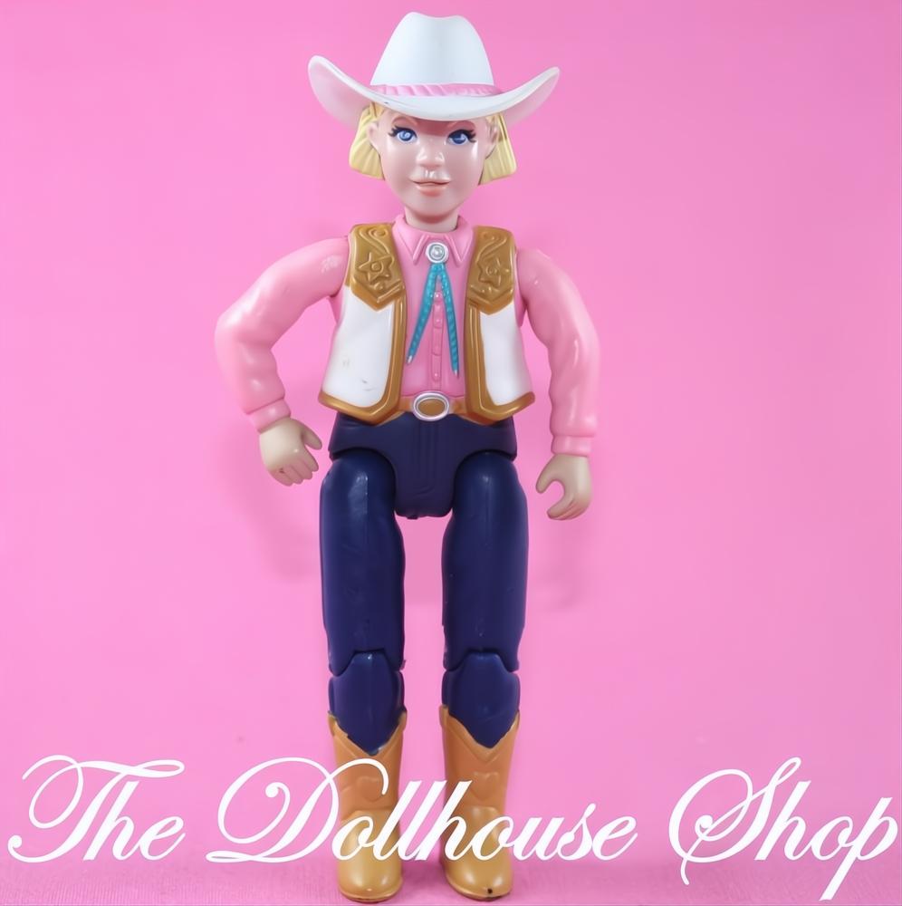 Fisher-Price Loving Family Dollhouse Horse Pony Rider Girl Doll Cowgirl-The Dollhouse Shop