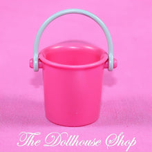 Fisher-Price Loving Family Dollhouse Horse Pony Stable Pink Bucket Laundry-The Dollhouse Shop