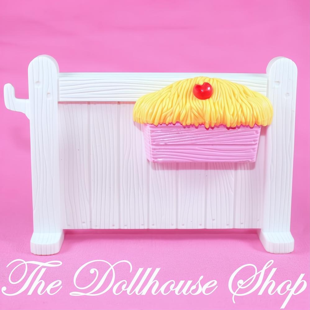 Fisher-Price Loving Family Dollhouse Horse Pony Stable white Fence Piece-The Dollhouse Shop