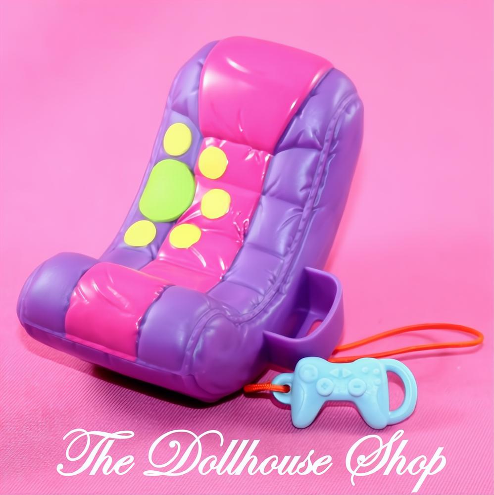 Fisher-Price Loving Family Dollhouse Kids Bedroom Video Gaming Chair-The Dollhouse Shop