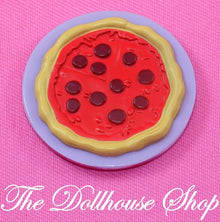 Fisher-Price Loving Family Dollhouse Kitchen Pizza Dinner Plate-The Dollhouse Shop
