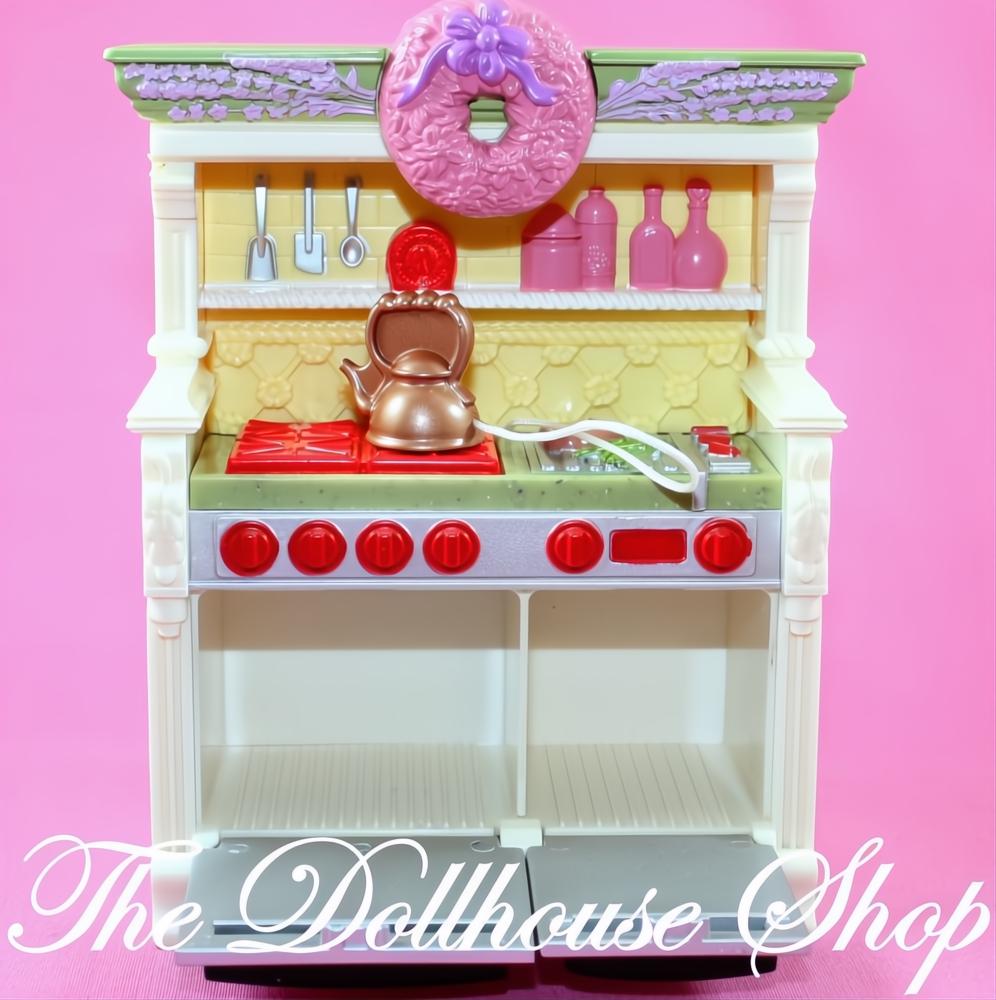 Fisher-Price Loving Family Dollhouse Kitchen White Oven Stove Sounds-The Dollhouse Shop