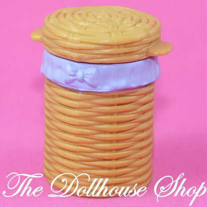 Fisher-Price Loving Family Dollhouse Laundry Clothes Basket Hamper-The Dollhouse Shop
