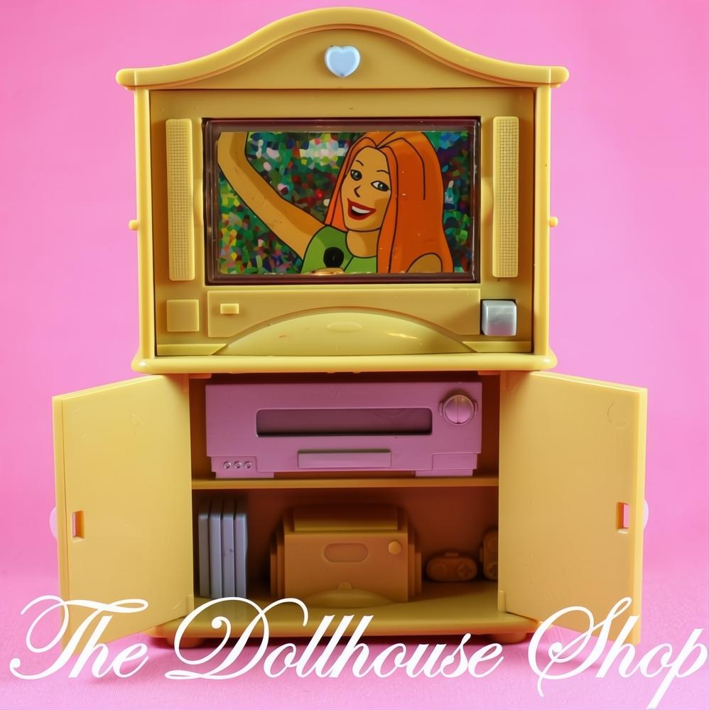 Fisher-Price Loving Family Dollhouse Lights Sounds TV Television Screen Flip-The Dollhouse Shop